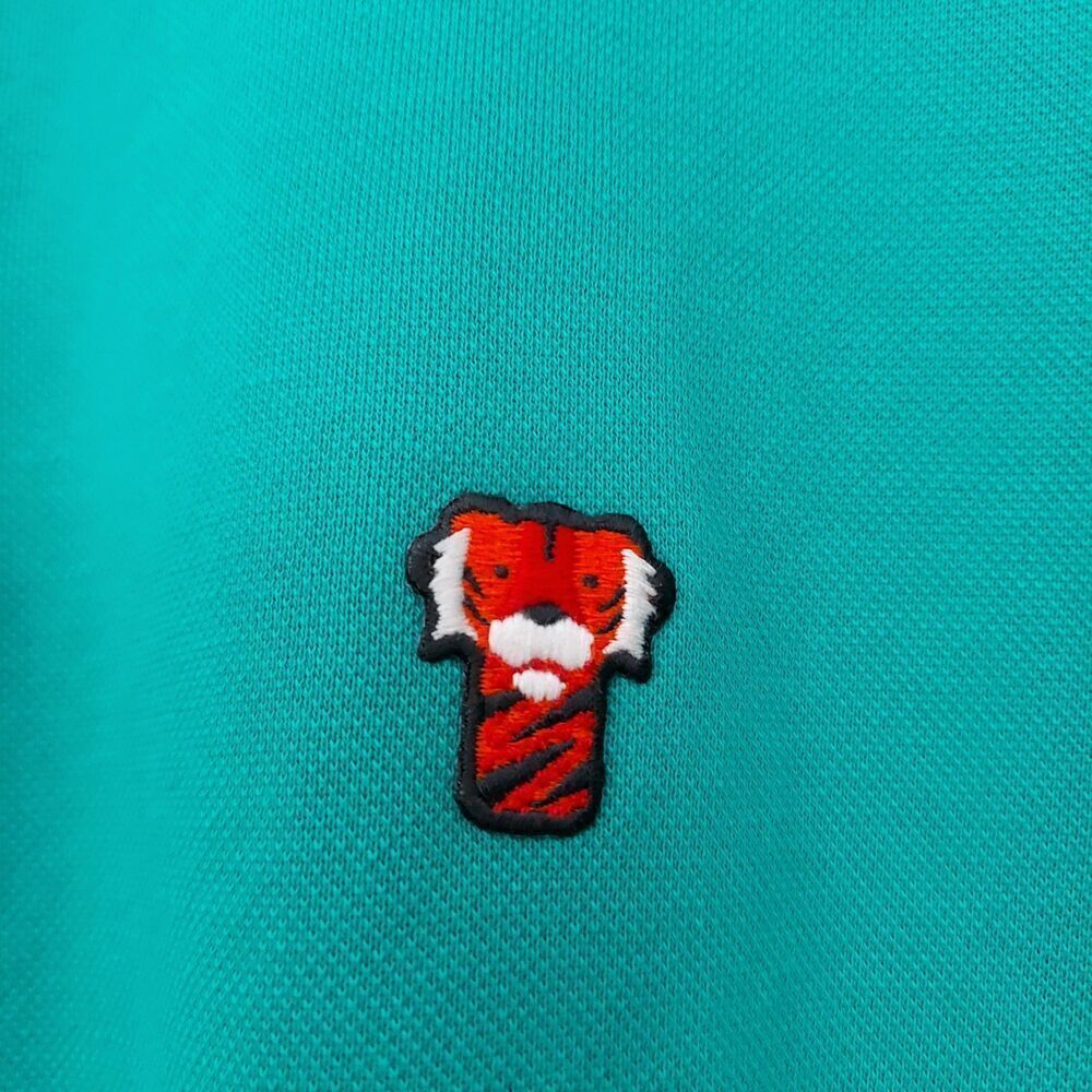 Nike Polo Shirt Mens XXL Green Tiger Woods Frank Masters Breathable Outdoor Golf - Picture 4 of 12